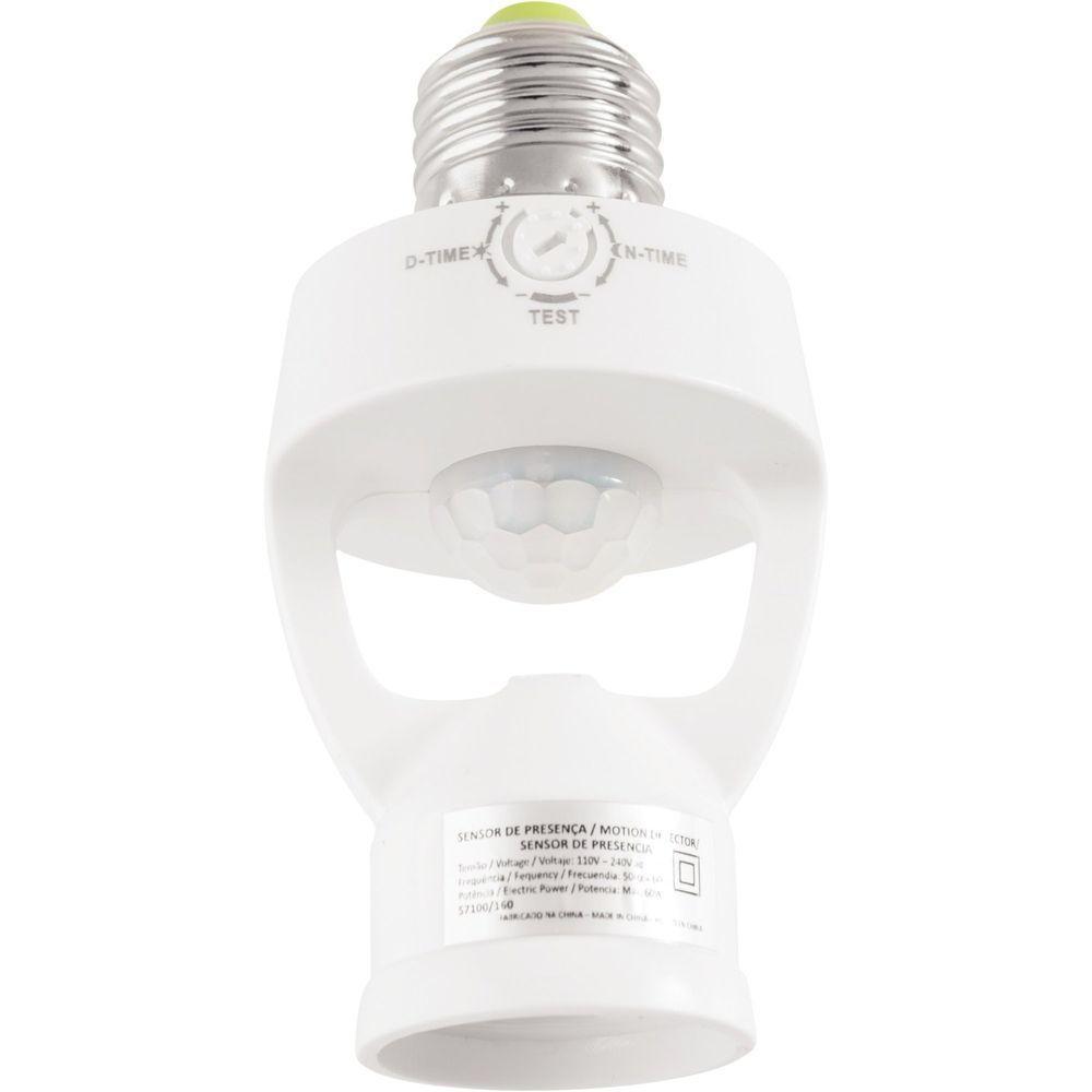 Sensor De Presença 360° Soquete E27 Tramontina Bivolt Com Fotocélula Branco Tramontina - 2