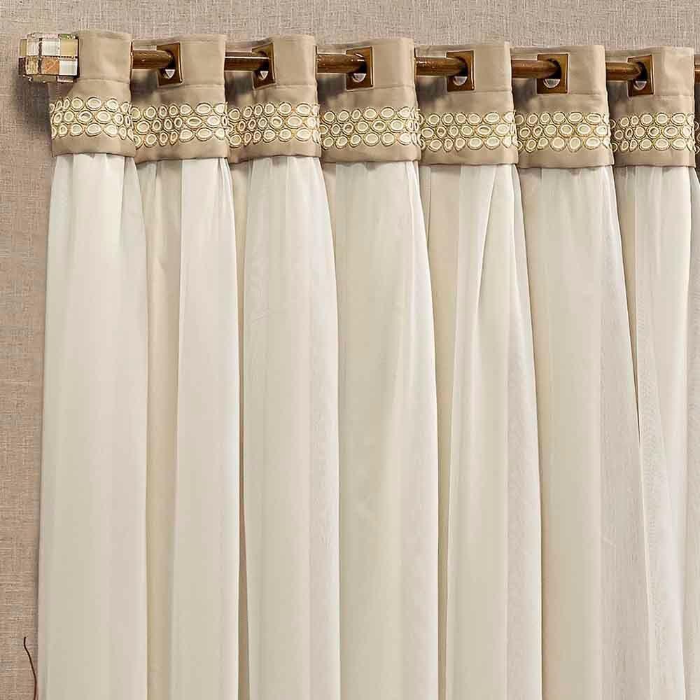 Cortina Grécia 2 Mts Sala Quarto Blackout Para Varão - Chocolate - 4