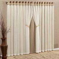 Cortina Grécia 4 Mts Sala Quarto Blackout Para Varão - Chocolate - 1