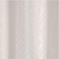 Cortina Em Jacquard Degradê 3,00 X 2,70 Para Trilho Comum - Branca