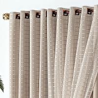 Cortina Iris 2 Metros Semi Blackout Sala Quarto Para Varão - Bege