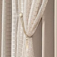 Cortina Iris 3 Metros Semi Blackout Sala Quarto Para Varão - Bege - 3