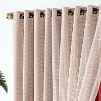 Cortina Iris 3 Metros Semi Blackout Sala Quarto Para Varão - Vermelha - 5