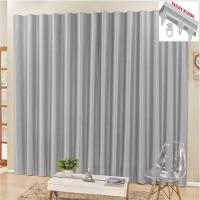 Cortina 3 Mts Sala Quarto Escritório Blackout Para Trilho Suisso - Cinza - 1