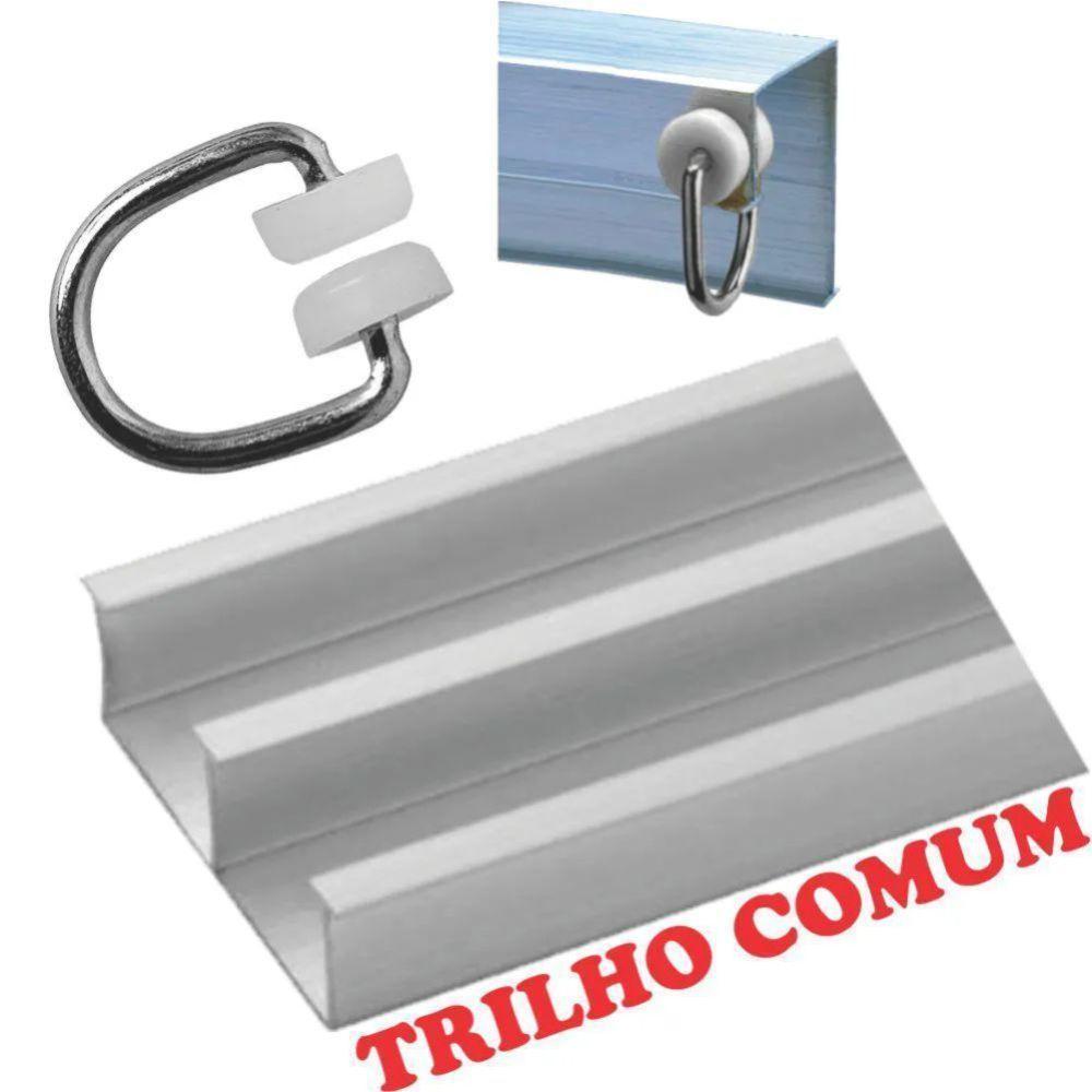 Cortina Em Jacquard Bahamas 2,00 X 1,70 Para Trilho Comum - Bege - 2