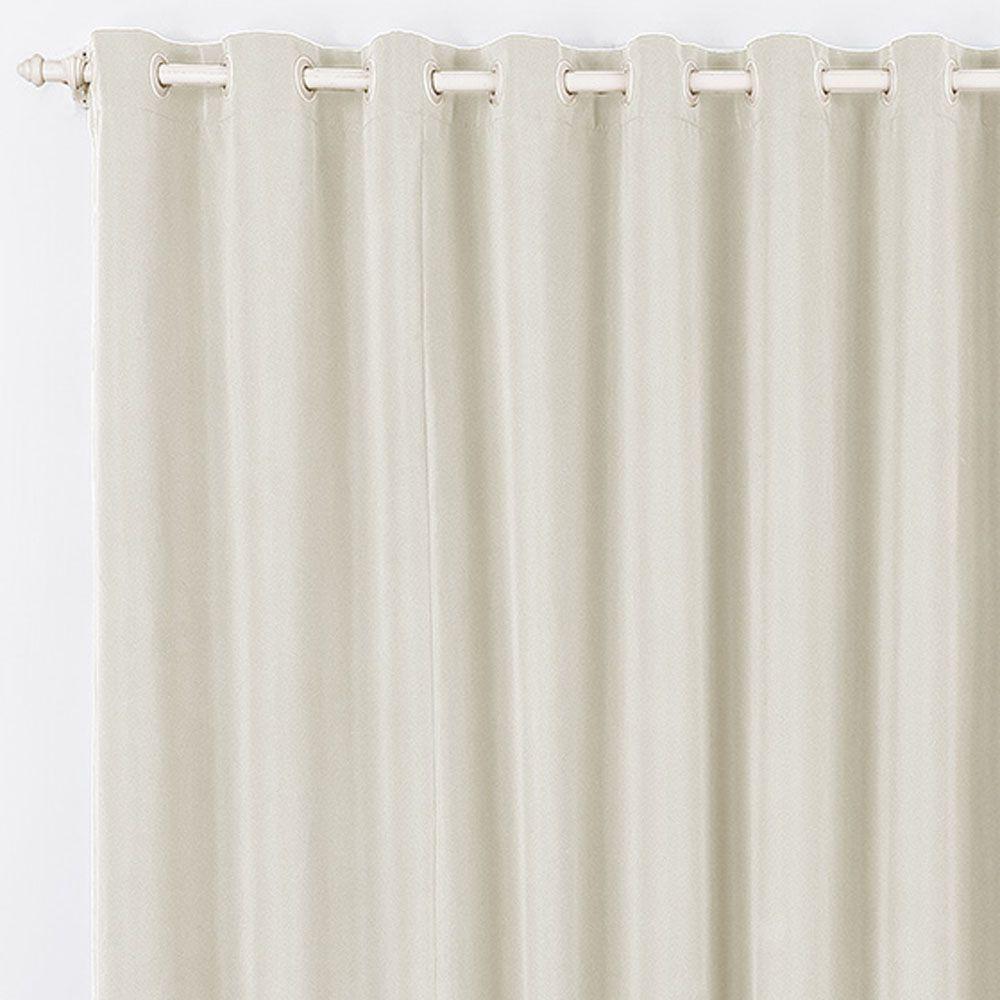 Cortina Tóquio Varão Simples Tecido Oxford 4,00M X 2,80M Janela - Palha - 1