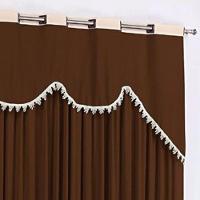 Cortina Maya Para Varão Tecido Malha Gel 2,00 X 1,80 Metros Alt - Tabaco - 2