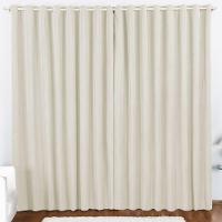 Cortina 2 Mts Sala Quarto Oxford Para Trilho Comum Baratissima Palha - 1