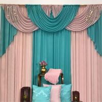 Cortina Afro 3 Metros Sala Quarto Para Varão - Salmão - 1