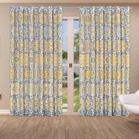 Cortina Belline 3 Metros Sala Quarto Para Varão - Bege - 1