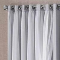 Cortina Bélgica 2 Mts Sala Quarto Blackout Para Varão - Cinza - 2