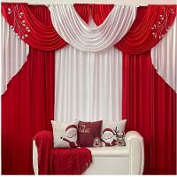 Cortina Afro 3 Metros Sala Quarto Para Varão - Branca - 1