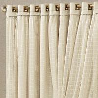 Cortina Marrocos Tecido Blackout e Voal Fitado 2,00M X 1,70M Janela - Palha - 2