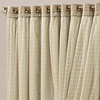 Cortina Marrocos Tecido Blackout e Voal Fitado 2,00M X 1,70M Janela - Chocolate - 2