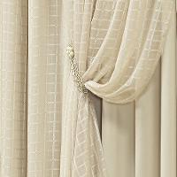 Cortina Marrocos Tecido Blackout e Voal Fitado 4,00M X 2,70M Janela - Palha - 3