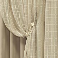 Cortina Marrocos Tecido Blackout e Voal Fitado 4,00M X 2,70M Janela - Chocolate - 3