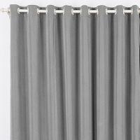 Cortina Tóquio Varão Simples Tecido Oxford 2,00M X 1,70M Janela - Cinza - 1