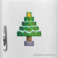 Árvore De Natal Imã De Geladeira 18 Peças - 1