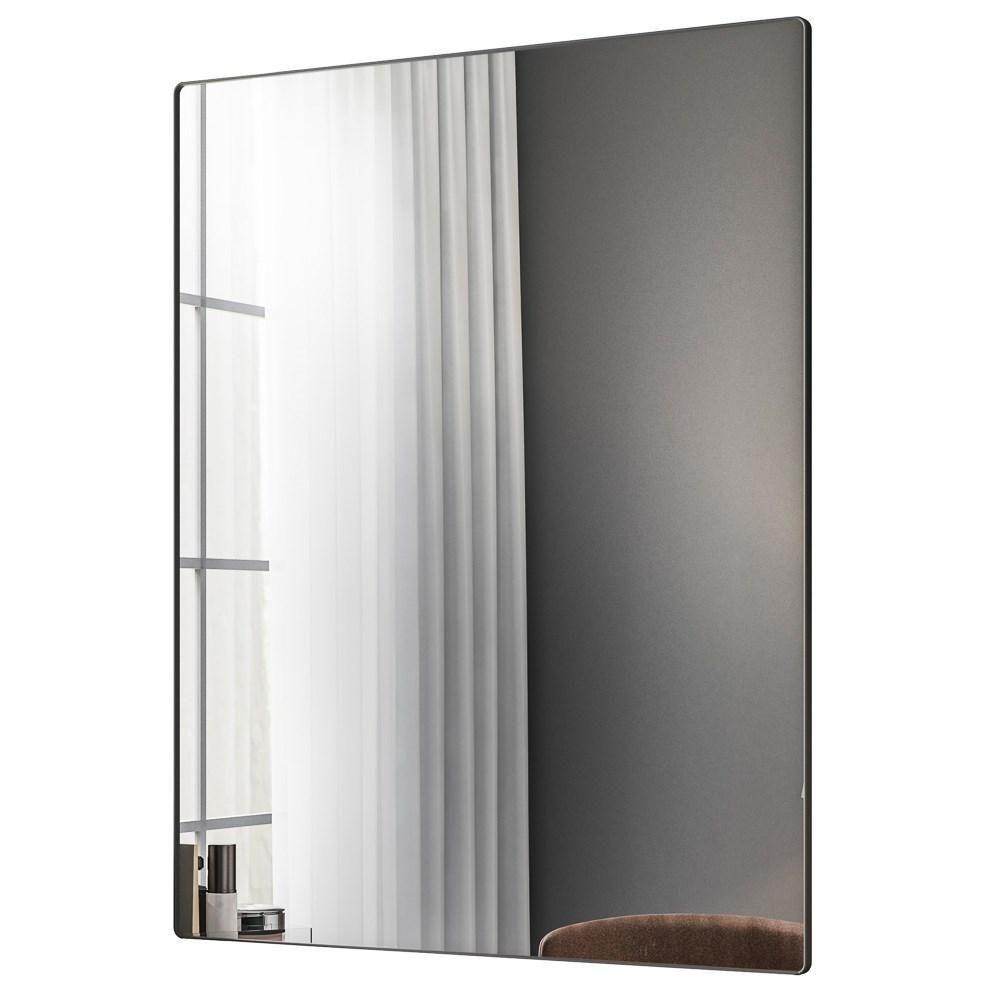 Espelho Decorativo Retangular Com Moldura Shine D09 Preto - Mpozenato - 1