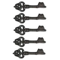 Kit 5 Chaves Decorativas Rústica Enfeite Em Ferro Nº 02 26Cm - 1