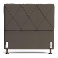 Cabeceira Cama Box Casal King Size Mel 195cm Com Frame Linho Marrom - Desk Design - 6