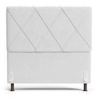 Cabeceira Cama Box Casal King Size Mel 195cm Com Frame Sintético Branco - Desk Design - 8