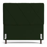 Cabeceira Cama Box Casal Mel 140cm Com Frame Veludo Verde - Desk Design - 8