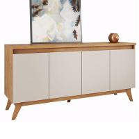 Buffet Vieiro Flip 4 Portas 16131-193527 Mel Com Off White - 3