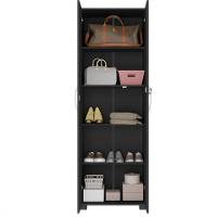 Armário Notável Multiuso 2 Portas Com Chave Preto Tx - 3