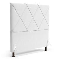 Cabeceira Cama Box Casal Mel 140cm Com Frame Sintético Branco - Desk Design - 1