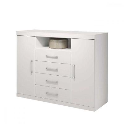 Cômoda 2 Portas Havana Master Santos Andirá Branco