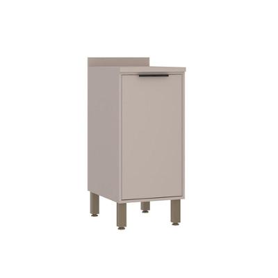 Balcão 40cm 1 Porta Com Tampo Luciane Móveis Cinammon