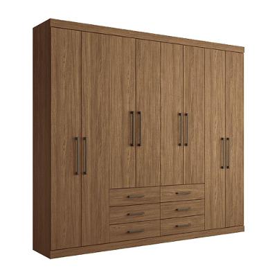 Guarda Roupa 8 Portas E 6 Gavetas Havana Master Santos Andirá Jatoba