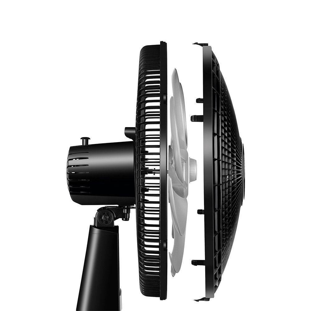 Ventilador Mondial Coluna Vsp-40c-nb 6p 40 Cm Preto Com Prata 127 V - 5