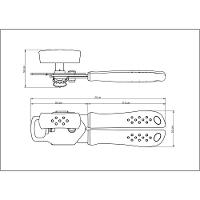 Abridor De Latas Tramontina Utilitá Em Aço Inox Com Cabo De Polipropileno Preto Tramontina - 7