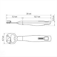 Abridor De Latas Tramontina Verano Com Lâmina Em Aço Inox E Cabo De Polipropileno ônix Tramontina - 2