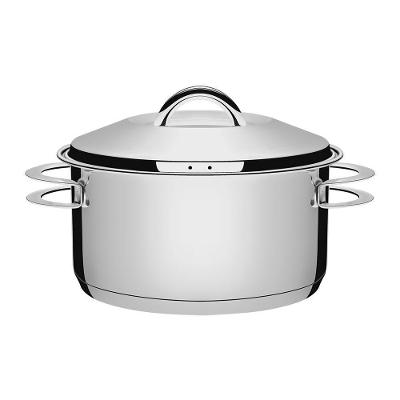 Panela Caçarola Funda Em Aço Inox Linha Solar Fundo Triplo 16 Cm ø 1,8l Pit4 - Tramontina 62504160