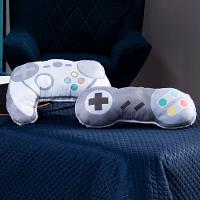 Kit Cobre Leito Retro Game Controle Dupla Face C/ Almofadas Queen 07 Peças - 2