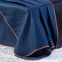 Kit Cobre Leito Gamer Day Preto/azul Marinho Dupla Face C/ Almofadas Queen 05 Peças - 3