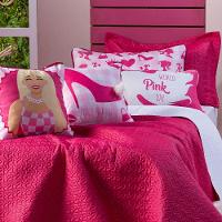 Kit Cobre Leito Paty Pink Dupla Face C/ Almofadas Solteiro 06 Peças - 11