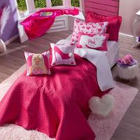 Kit Cobre Leito Paty Pink Dupla Face C/ Almofadas Solteiro 06 Peças - 15