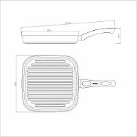 Bistequeira Tramontina Paris 28cm 2,3l Em Alumínio Com Antiaderente Starflon Max Vermelho Tramontina