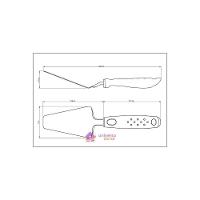 Espátula Para Pizza Tramontina Utilitá Em Aço Inox Com Cabo De Polipropileno Vermelho Tramontina - 5