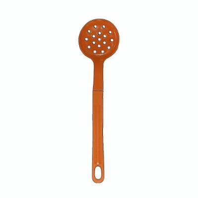 Escumadeira Talher Em Nylon Cozinha Utensílio Laranja 28Cm