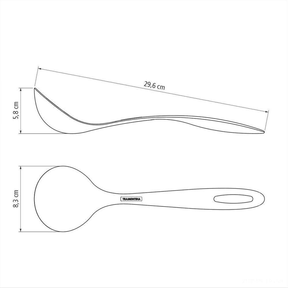 Concha Tramontina Ability Em Nylon Vermelha Tramontina - 6