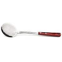 Espumadeira Polywood Tramontina Em Aço Inox E Cabo Madeira Tramontina - 1