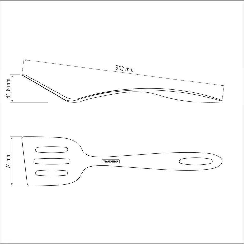 Espátula Tramontina Ability Em Nylon Preto Tramontina - 2