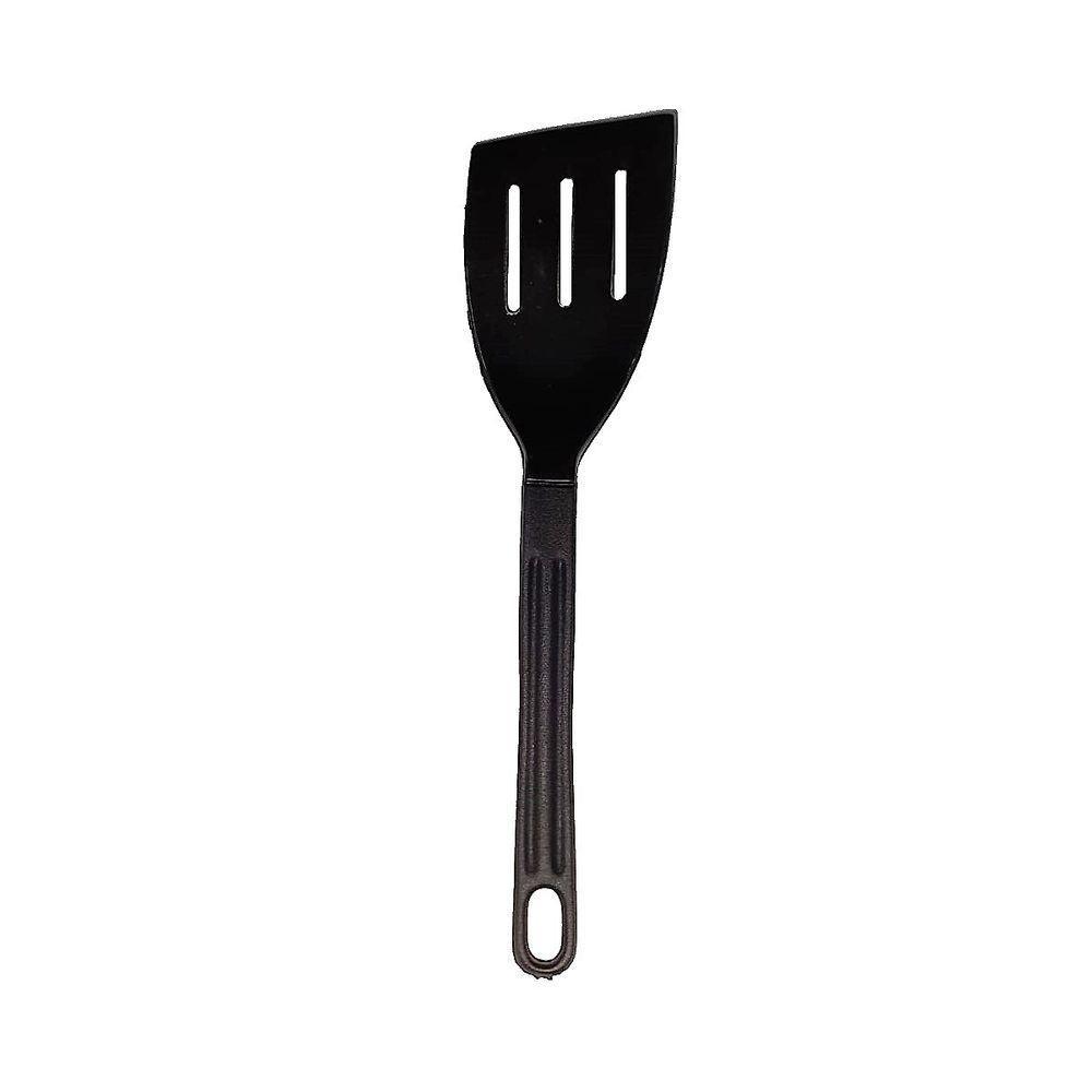 Espátula Talher Nylon Cozinha Goumert Utensílio Preto 28Cm - 1