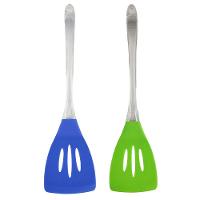 Espatula De Silicone Kit 2 Unidades Cozinha Utensilio Receita Refeiçao Fritura - 1