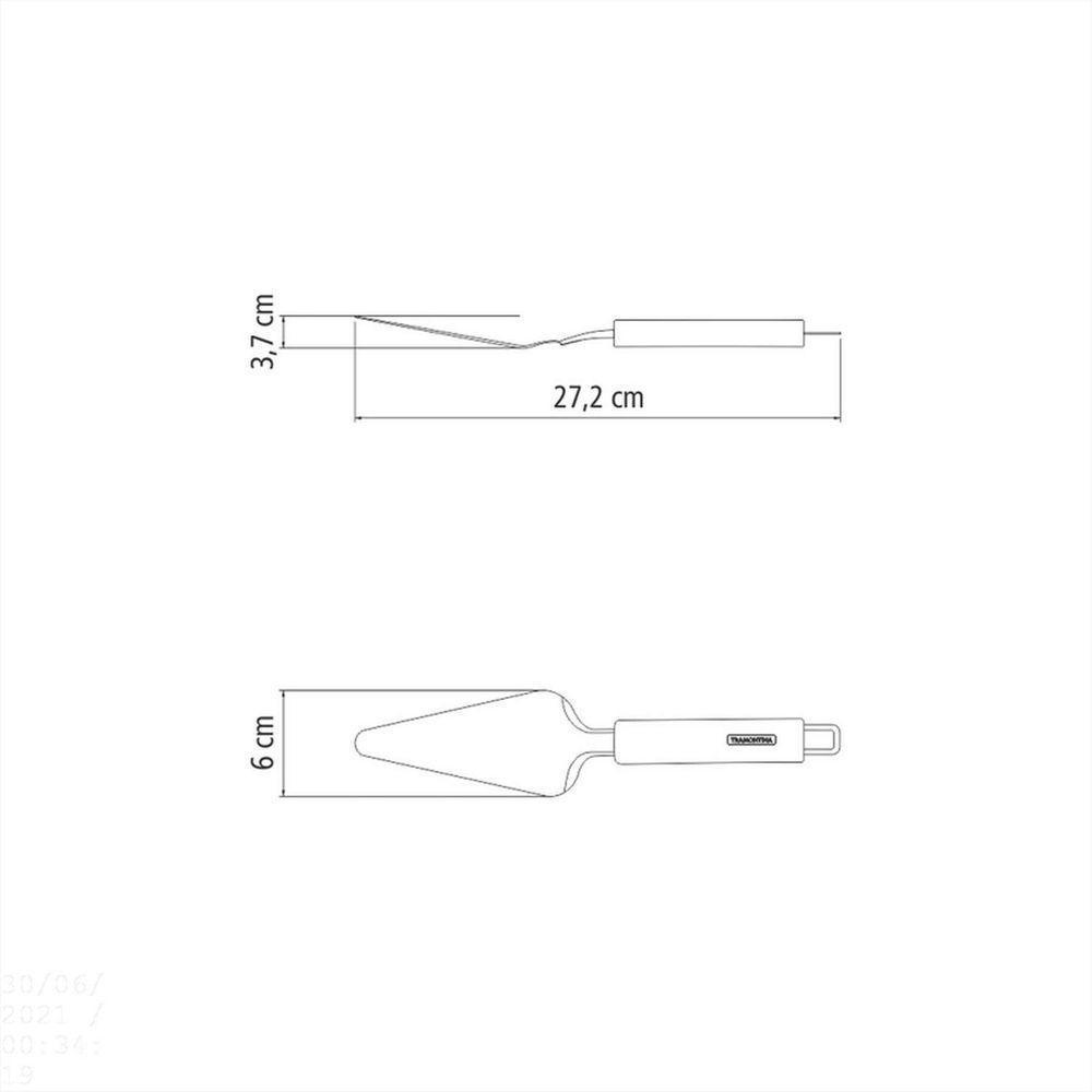 Pá Para Torta Tramontina Marffim Em Aço Inox Tramontina - 4